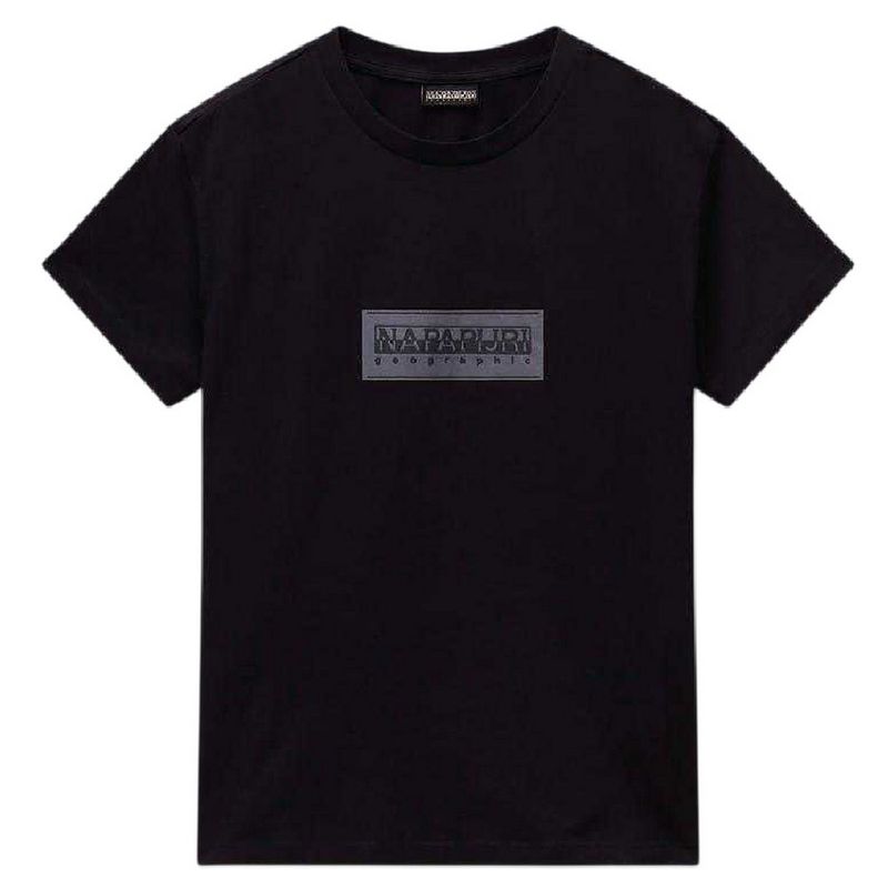 Napapijri Womens/Ladies Box Logo T-Shirt / Black